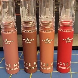 Italia Deluxe Mousse Matte Liquid Lipsticks Set of 4